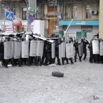 Протесты на Грушевского практически не повлияли на работу офисов в центре столицы