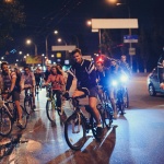 В Киеве стартовал проект по ночному катанию на велосипедах