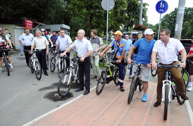 В Киеве появятся велодорожки по 20 маршрутам