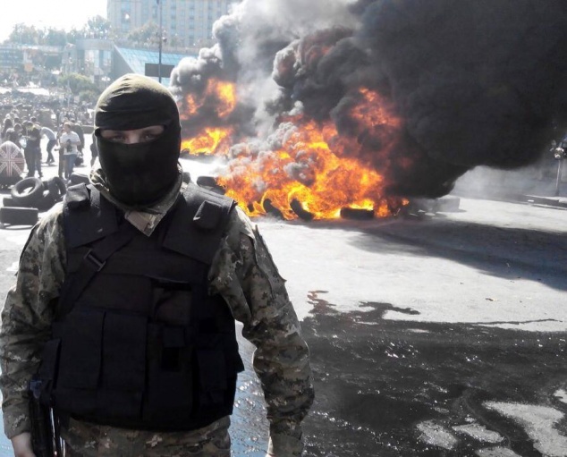 Три бойца батальона “Киев-1” получили ранение на Майдане