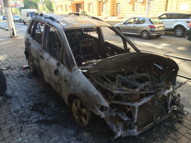 Главе антирейдерского союза Семидидько сожгли машину
