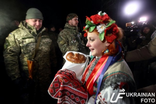12-й тербатальон “Киев” вернулся из зоны АТО на ротацию (видео)