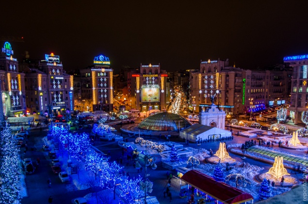 Празднование Нового года и Рождества обойдется столице в 1,8 млн гривен