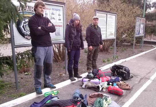 В зоне ЧАЭС милиция Киевщины задержала трех заграничных туристов