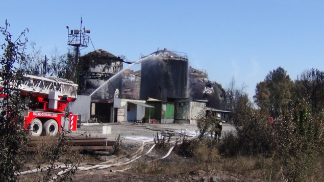 Сгоревшая нефтебаза БРСМ после пожара и взрывов (ФОТО, ВИДЕО)