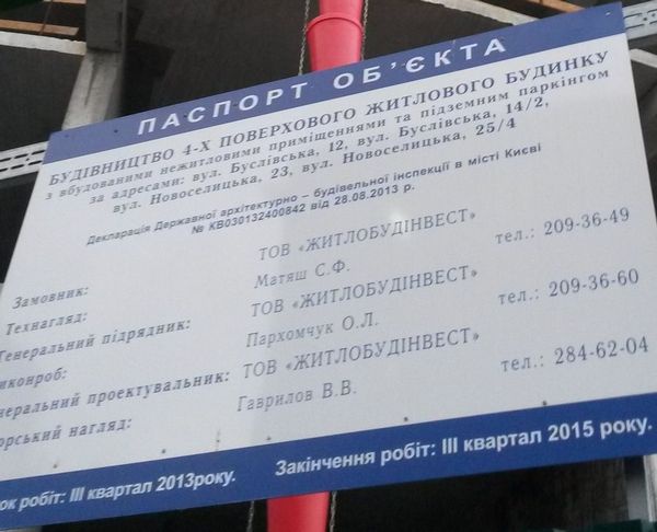 ТОВ “Житлобудинвест” строит в столице жилой дом, вдвое выше заявленного в паспорте (фото)