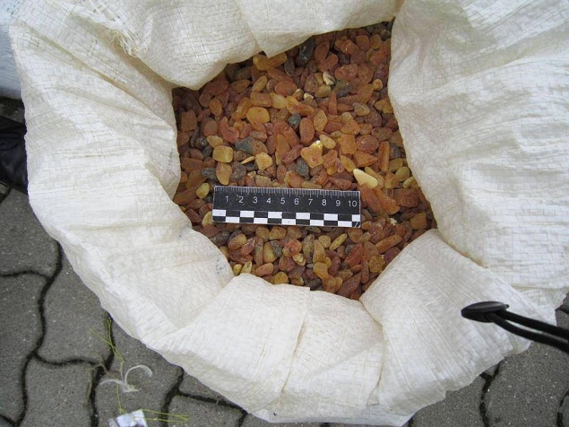 В “Борисполе” задержали иностранку с янтарем на полмиллиона гривен