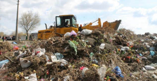 В Киеве с Берковецкого кладбища вывезли 23 тысячи кубов мусора (фото)