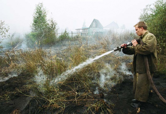 Площадь торфяных пожаров Киевщины уменьшилась до 49,5 га