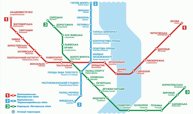 В ноябре Киевский метрополитен перевез более 40 млн пассажиров
