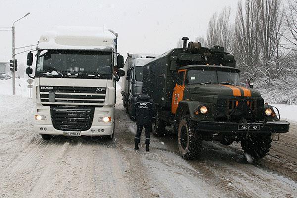 Завтра в Киев могут ограничить въезд грузовиков
