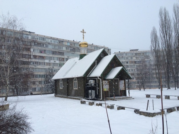 В Киеве неизвестные пытались сжечь храм Московского патриархата (+фото)