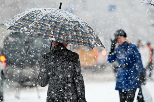 В Киеве ожидается ухудшение погоды: мокрый снег и дождь