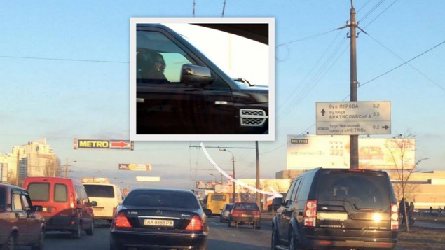 Жена мэра Киева нарушает ПДД (+фото, видео)