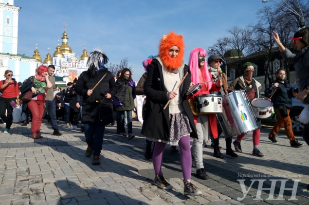 В Киеве прошла акция против дискриминации женщин