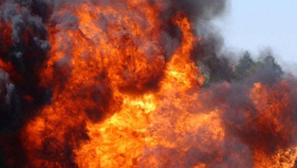 На Куреневке в Киеве произошел взрыв на нелегальной газовой заправке (видео)