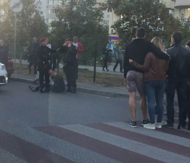 В столице задержали вооруженного гражданина Грузии (видео)