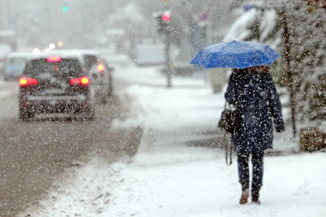 Воскресный снегопад в Киеве может продлится до обеда понедельника