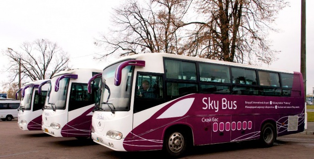 Проезд в автобусах Skybus подорожал на 15 и 20 гривен