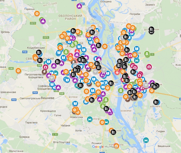В Киевсовете запустили интерактивную карту проектов общественного бюджета