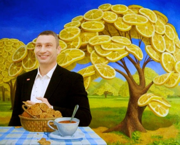 Яценюк и Рябикин кормят киевскую мэрию