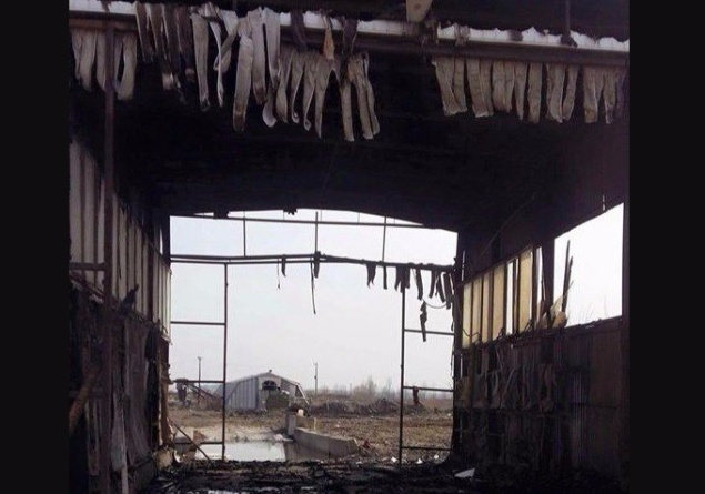 В Киево-Святошинском районе горел мусорный полигон