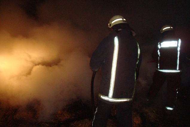 В селе на Киевщине произошло “массовое” возгорание сена