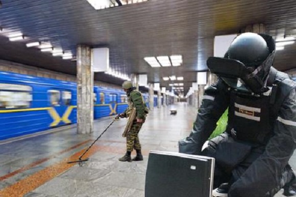 За три года Киевский метрополитен “минировали” больше 150 раз