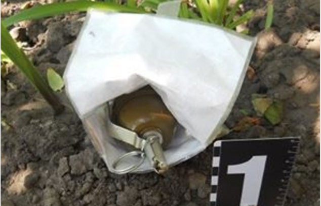 Возле жилого дома в Киеве дворник нашла гранату