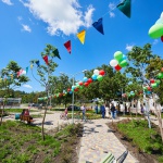 В селе Подгорцы официально открыли общественный сквер