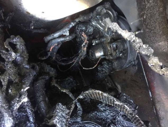 За сутки в Киеве сгорело три автомобиля (фото)