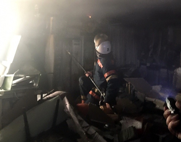 Из-за кондиционера в швейной мастерской Киева произошел пожар