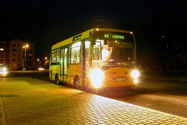 В Киеве ночной автобус изменит маршрут (схема)