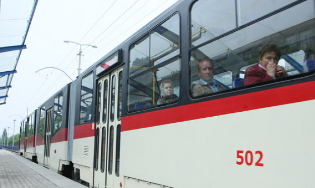 На выходные в Киеве закрывается одна станция скоростного трамвая