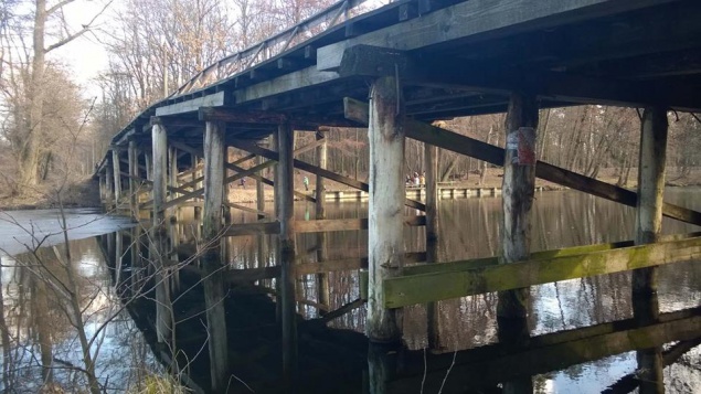 Исторический мостик в Пуще-Водице собираются восстановить