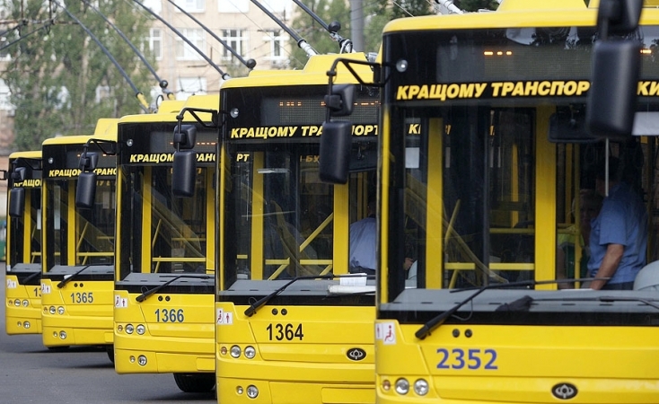 Завтра в центре украинской столицы поменяются маршруты движения троллейбусов