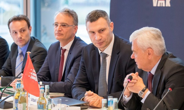 Кличко обсудил с немецкими министрами алгоритм достройки Подольско-Воскресенского моста