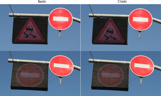 “Киевдорсервис” нерационально закупает многофункциональные электронные табло для выполнения роли дорожных знаков