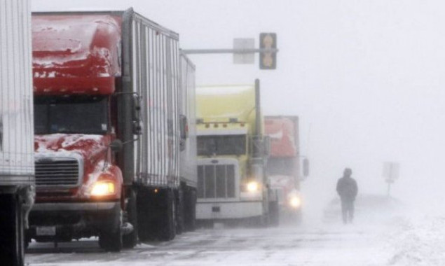 В Киевской области ограничено движение грузового транспорта