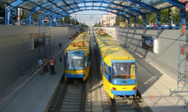 На все выходные в Киеве закрывается движение скоростных трамваев №2,3
