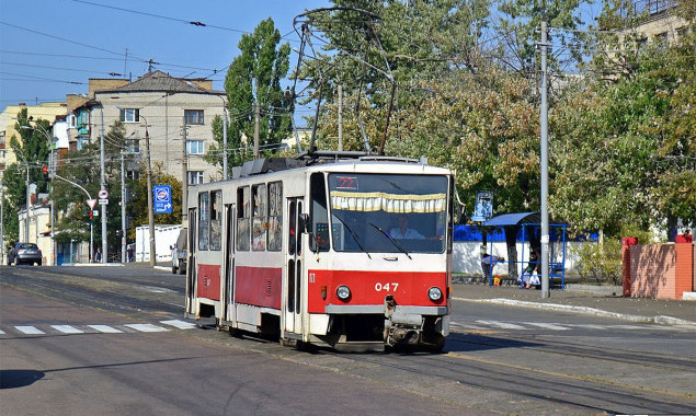 Продлены изменения в работе двух киевских трамваев