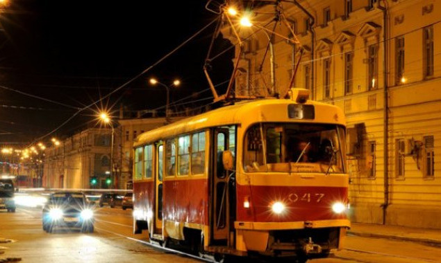 Трамваи маршрута №28 в Киеве две ночи будут менять движение