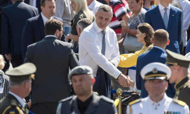 Кличко принял участие в праздничной церемонии по случаю Дня Независимости