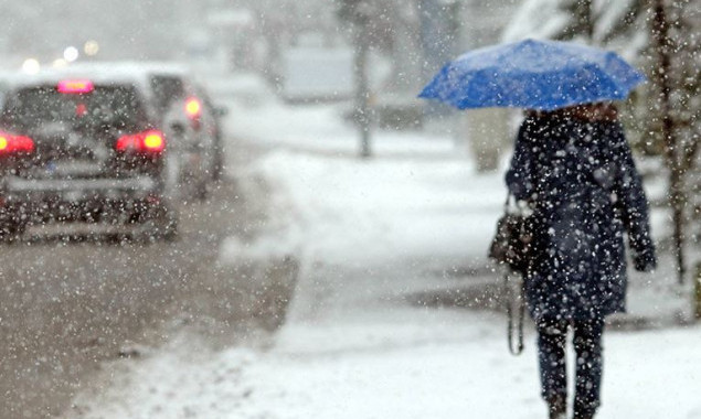 На выходных в Киеве ожидается гололед и сильный снегопад