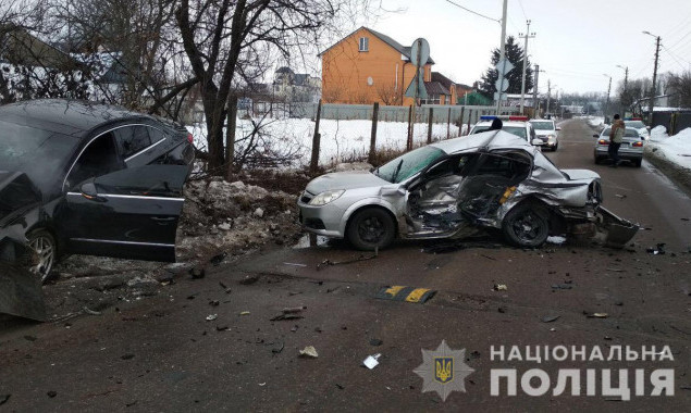 Смертельное ДТП в Борисполе: в автомобиле обнаружены гранаты (фото)