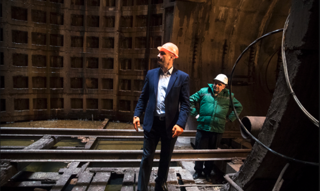 Кличко в шахте: появились фото киевского мэра из-под земли