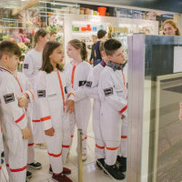 В центре столицы открылась космическая выставка мирового уровня “Kids on The Moon (Дети на Луне)”