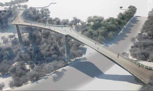Украинский архитектор встал на защиту пешеходно-велосипедного моста в Киеве