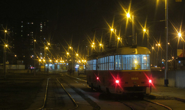 Ночью 18 и 19 июля не будут ходить трамваи по улице Миропольской в Киеве