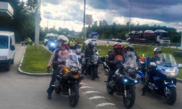 В Киев прибыли участники “Мотопробега Единства” (фото)